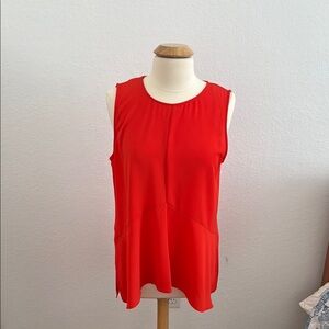 Red Sleeveless Women's Top